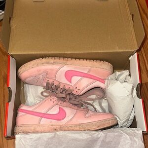 Pink Nike dunks
